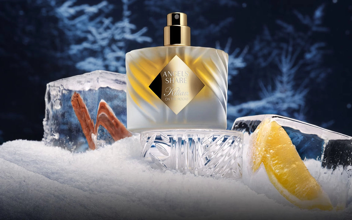Citron et flacon de parfum Angel's Share de Kilian