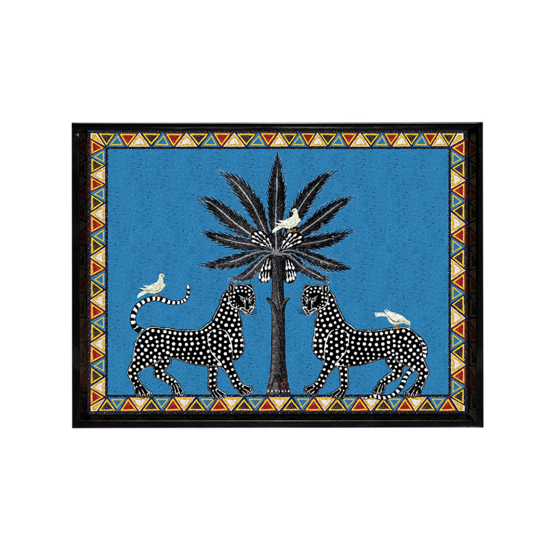 Zagara - Plateau décoratif Blue