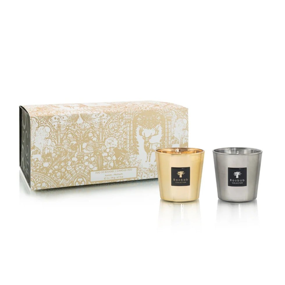 Aurum Et Platinum Les Exclusives Candle Duo