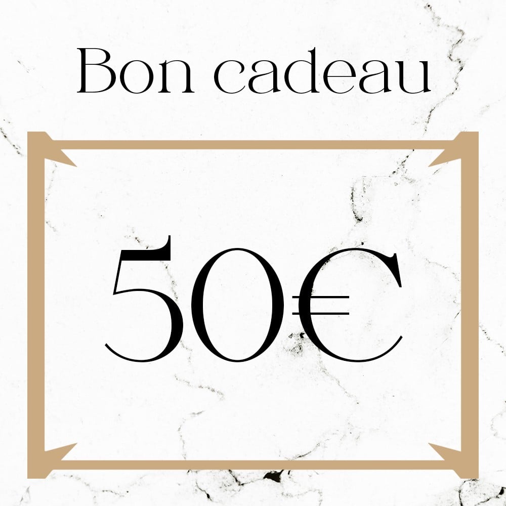Bon Cadeau De  50 Euros