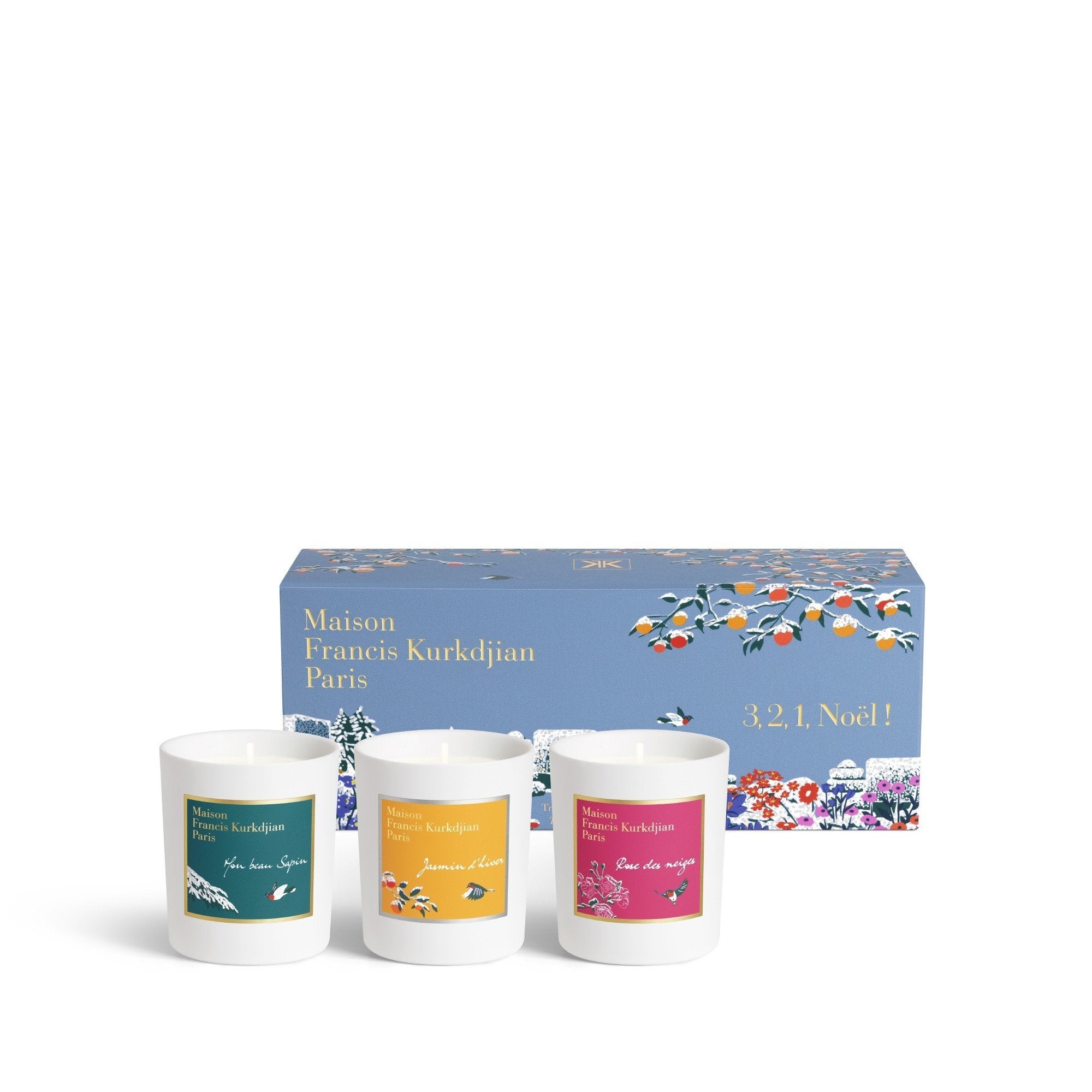 Coffret Trio Bougies - Edition De Noël